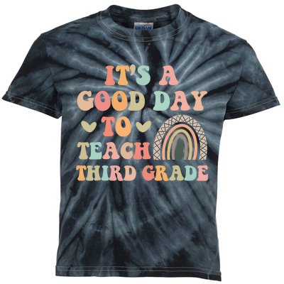 Its A Good Day To Teach Third Grade 3rd Grade Teacher Kids Tie-Dye T-Shirt