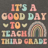 Its A Good Day To Teach Third Grade 3rd Grade Teacher Cotton Canvas Backpack