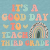 Its A Good Day To Teach Third Grade 3rd Grade Teacher Sueded Cloud Jersey T-Shirt