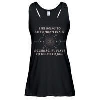 I Am Going To Let Karma Fix It Because If I Fix It Funny Ladies Essential Flowy Tank