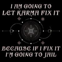 I Am Going To Let Karma Fix It Because If I Fix It Funny Mesh Reversible Basketball Jersey Tank