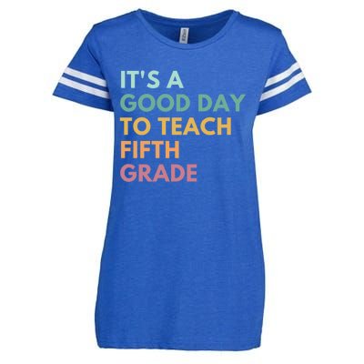 Its A Good Day To Teach Fifth Grade Gift Enza Ladies Jersey Football T-Shirt