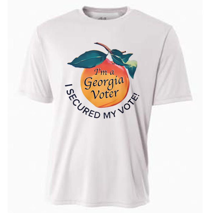 IM A Georgia Voter I Secured My Vote For Kamala Harris Cooling Performance Crew T-Shirt