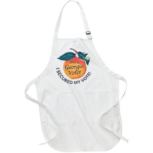 IM A Georgia Voter I Secured My Vote For Kamala Harris Full-Length Apron With Pockets