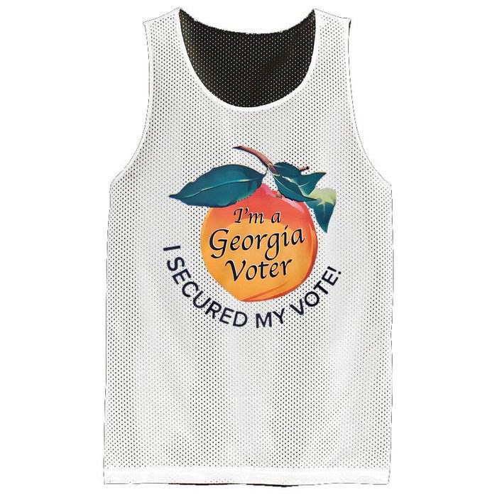 IM A Georgia Voter I Secured My Vote For Kamala Harris Mesh Reversible Basketball Jersey Tank