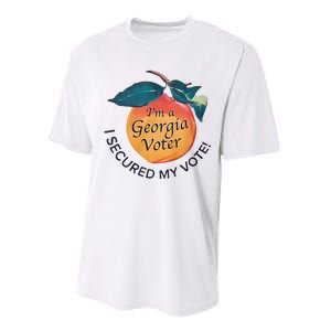 IM A Georgia Voter I Secured My Vote For Kamala Harris Performance Sprint T-Shirt