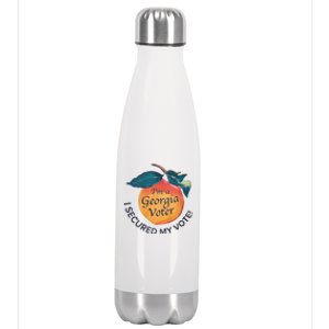 IM A Georgia Voter I Secured My Vote For Kamala Harris Stainless Steel Insulated Water Bottle