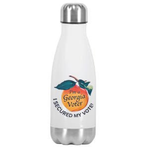 IM A Georgia Voter I Secured My Vote For Kamala Harris Stainless Steel Insulated Water Bottle