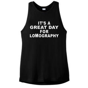 It's A Great Day For Lomography Ladies PosiCharge Tri-Blend Wicking Tank