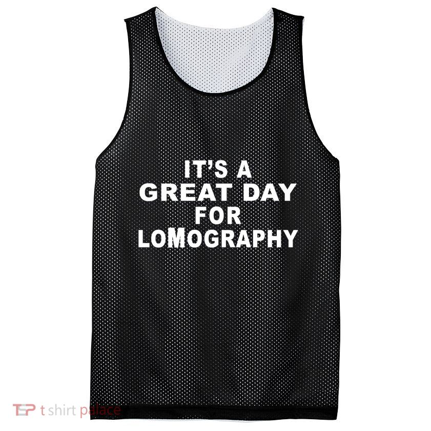 It's A Great Day For Lomography Mesh Reversible Basketball Jersey Tank