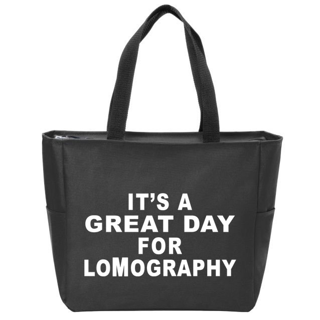 It's A Great Day For Lomography Zip Tote Bag