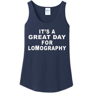 It's A Great Day For Lomography Ladies Essential Tank