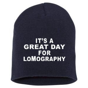 It's A Great Day For Lomography Short Acrylic Beanie