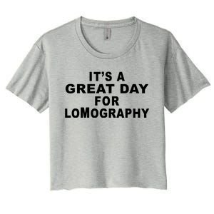 It's A Great Day For Lomography Women's Crop Top Tee