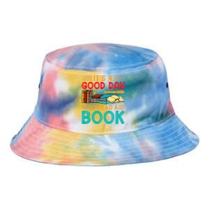 Its A Good Day To Read Book Funny Library Reading Lovers Tie Dye Newport Bucket Hat