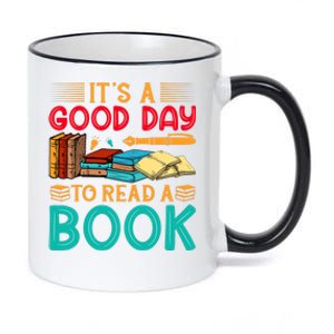 Its A Good Day To Read Book Funny Library Reading Lovers 11oz Black Color Changing Mug