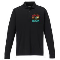 Its A Good Day To Read Book Funny Library Reading Lovers Performance Long Sleeve Polo