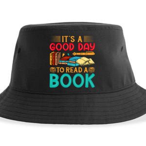 Its A Good Day To Read Book Funny Library Reading Lovers Sustainable Bucket Hat