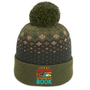 Its A Good Day To Read Book Funny Library Reading Lovers The Baniff Cuffed Pom Beanie