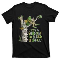 ItS A Good Day To Read A Book Retro Funny Frog Toad Tank To T-Shirt