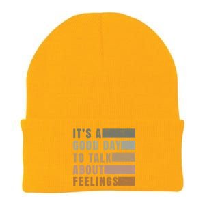 ItS A Good Day To Talk About Feelings Tal Stability Gift Knit Cap Winter Beanie