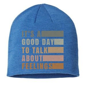 ItS A Good Day To Talk About Feelings Tal Stability Gift Sustainable Beanie