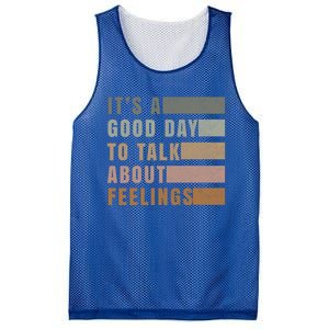 ItS A Good Day To Talk About Feelings Tal Stability Gift Mesh Reversible Basketball Jersey Tank