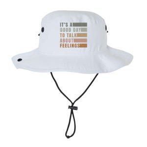 ItS A Good Day To Talk About Feelings Tal Stability Gift Legacy Cool Fit Booney Bucket Hat