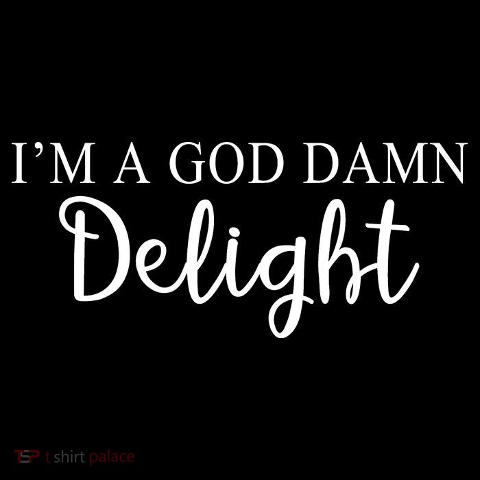 Im A God Damn Delight Cooling Performance Long Sleeve Crew