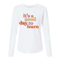 It's A Good Day To Learn Womens Cotton Relaxed Long Sleeve T-Shirt