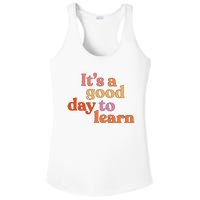 It's A Good Day To Learn Ladies PosiCharge Competitor Racerback Tank