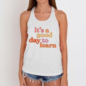 It's A Good Day To Learn Women's Knotted Racerback Tank