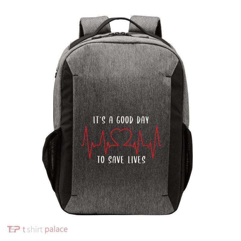 ItS A Good Day To Save Lives Nursing School Nurses Vector Backpack