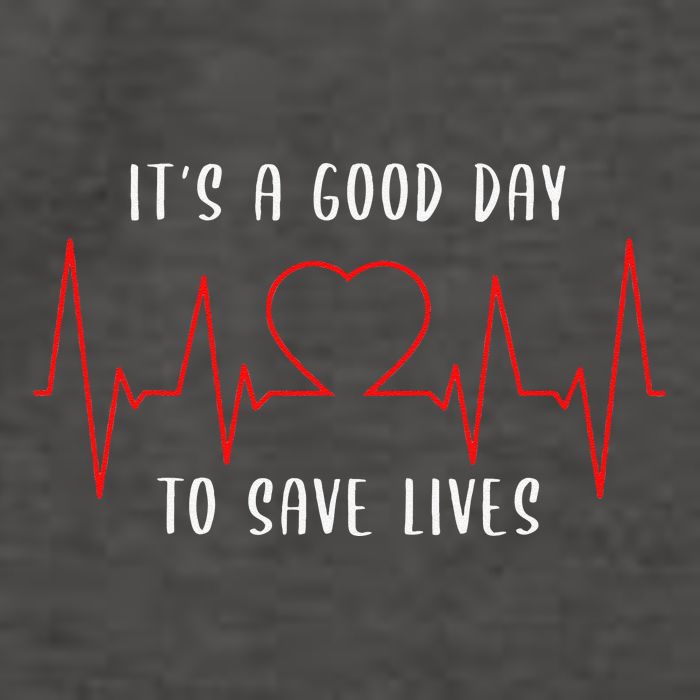 ItS A Good Day To Save Lives Nursing School Nurses Vector Backpack