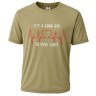 ItS A Good Day To Save Lives Nursing School Nurses Performance Shirt