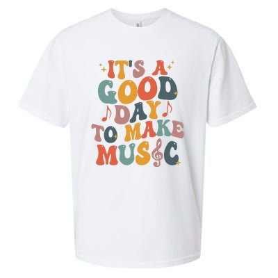 Its A Good Day To Make Music Teacher Sueded Cloud Jersey T-Shirt