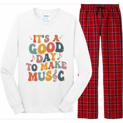 Its A Good Day To Make Music Teacher Long Sleeve Pajama Set