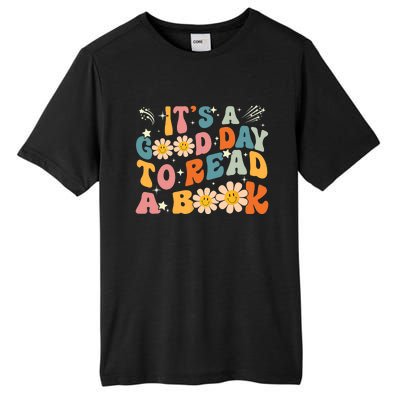 Its A Good Day To Read Book Funny Library Reading Lovers Gift Tall Fusion ChromaSoft Performance T-Shirt