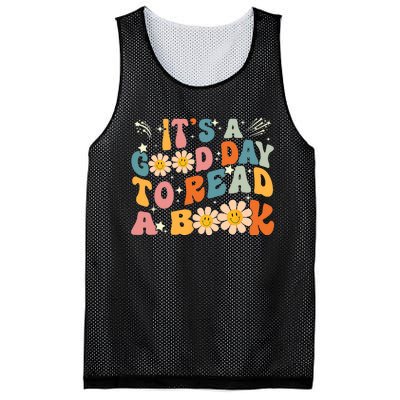 Its A Good Day To Read Book Funny Library Reading Lovers Gift Mesh Reversible Basketball Jersey Tank