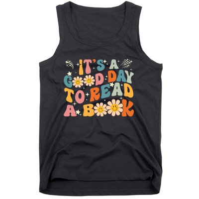 Its A Good Day To Read Book Funny Library Reading Lovers Gift Tank Top