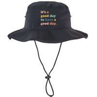 It's A Good Day To Have A Good Day Inspirational Quote Bucket Hat