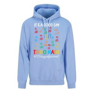 It's A Good Day To Do Math Happy 100 Days Of School Smarter Gift Unisex Surf Hoodie