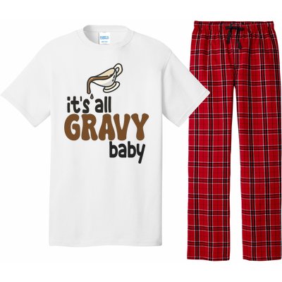 Its All Gravy Baby Funny Thanksgiving Pajama Set