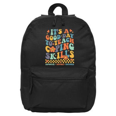 It's A Good Day To Teach Coping Skills Social Worker 16 in Basic Backpack
