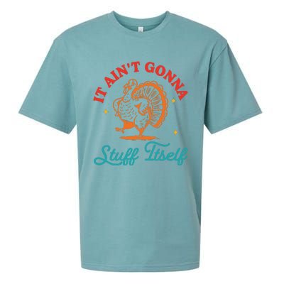 It AinT Gonna Stuff Itself Sueded Cloud Jersey T-Shirt