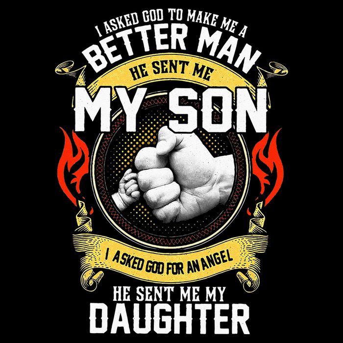 I Asked God To Make Me A Better Man He Sent Me My Son Tank Top