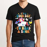 ItS A Good Day To Read Book Day Costumes Bookworm V-Neck T-Shirt