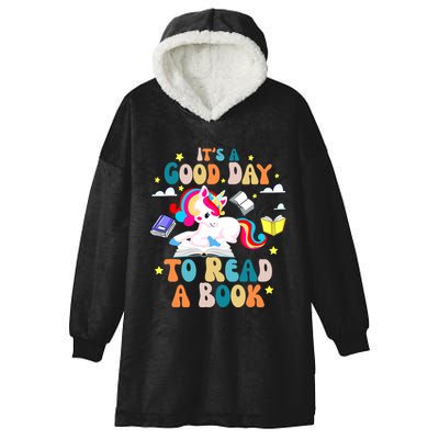 ItS A Good Day To Read Book Day Costumes Bookworm Hooded Wearable Blanket