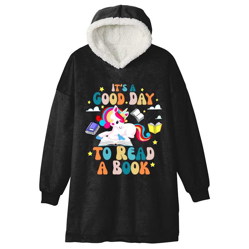 ItS A Good Day To Read Book Day Costumes Bookworm Hooded Wearable Blanket