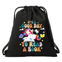 ItS A Good Day To Read Book Day Costumes Bookworm Drawstring Bag
